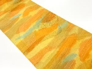 リサイクル　本場筑前博多抽象模様織出し名古屋帯